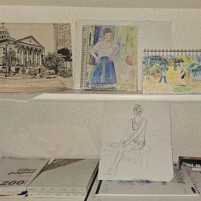 Sale Photo Thumbnail #40: Paint Supplies; The Color Star by Joannes Itten; Oil Paint; Brushes, Prismacolor