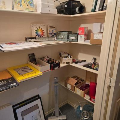 Sale Photo Thumbnail #42: Paint Supplies; The Color Star by Joannes Itten; Oil Paint; Brushes, Prismacolor