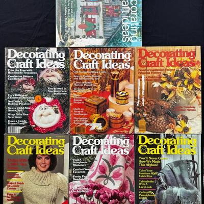 Vintage Craft Magazines & Retro Cigarette Ads Lot – Decorating & Craft Ideas + 1970s–80s Tobacco Adv