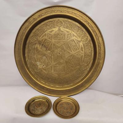 Middle Eastern Brass Trays