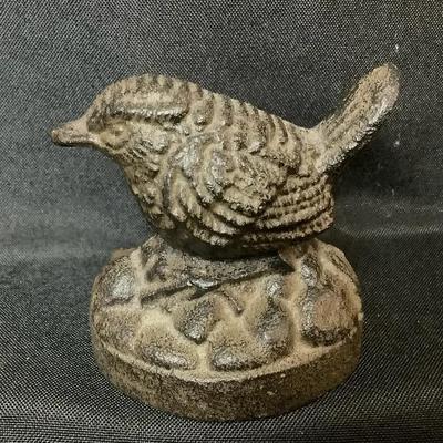 Cast Iron Wedge Wren Door Stop