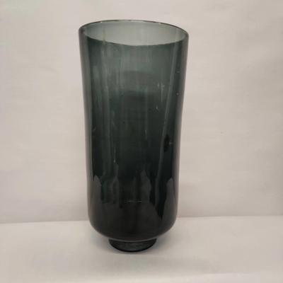 Smokey Glass Handblown Vase "Holmegaard" Style 