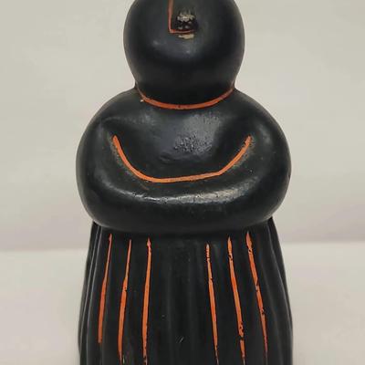 Black Clay Minimalist Figure 