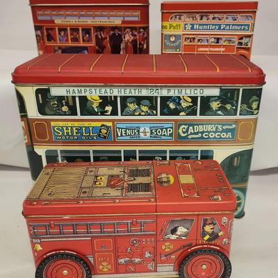 Trolley and Bus Tins 