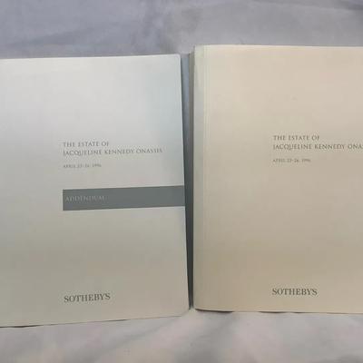 The Estate of Jacqueline Kennedy Onassis Sotheby's Auction Catalog 