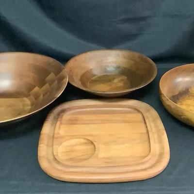 Dansk, Vermillion, & Other Wood Service Ware
