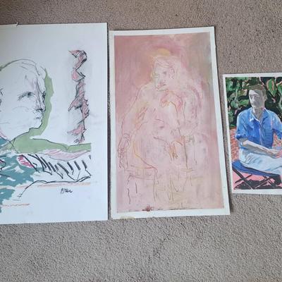 Collection of Original Art--K Bacon Untitled 