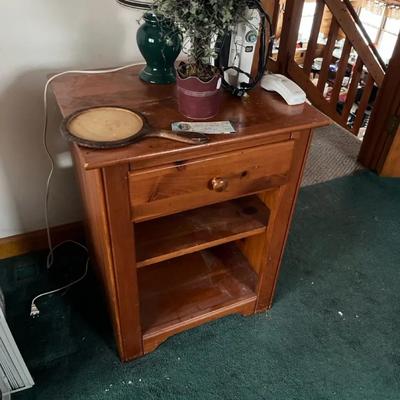 Wooden Bedroom Nightstand 