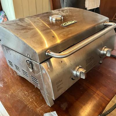 Cuisinart Stainless Steel 2-Burner Gas Grill w/ Lid Thermometer  - NOT TESTED
