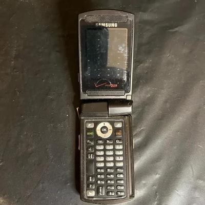 Verizon Samsung Alias Flip Phone w/ QWERTY Keyboard - Tested For Power