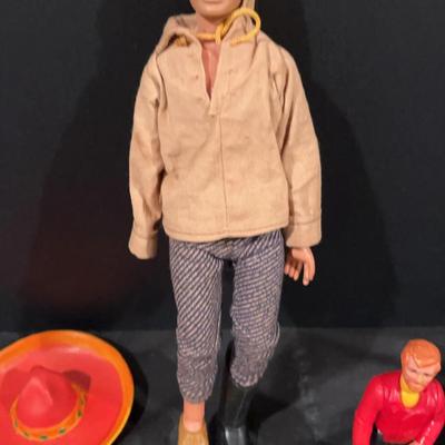 Assorted Vintage Toy Lot Including Lone Ranger With Accessories