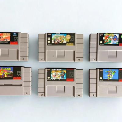 Super Nintendo (SNES) Game Lot plus Controllers – Classic Titles incl Super Mario Kart