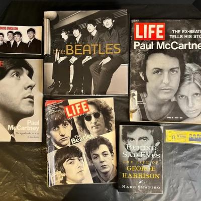 Vintage Beatles & Paul McCartney Magazine and Book Collection