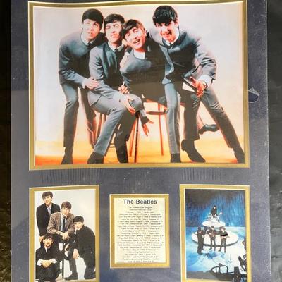 The Beatles "The Number One Singles" 16x20 Photo Collage