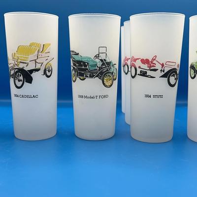 BM700 Vintage Frosted Glass Tumblers