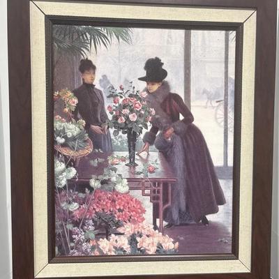 BQ136 Framed Canvas Promo Painting 