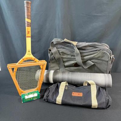 BJ1056 Vintage Wilson Jack Kramer Autograph Tennis Racket And More! 