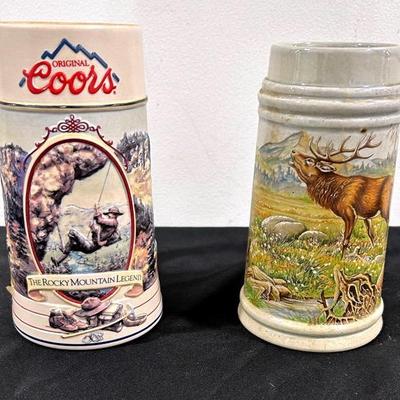 AU306PD Vintage Beer Steins “A Taste Of The Rockies!”