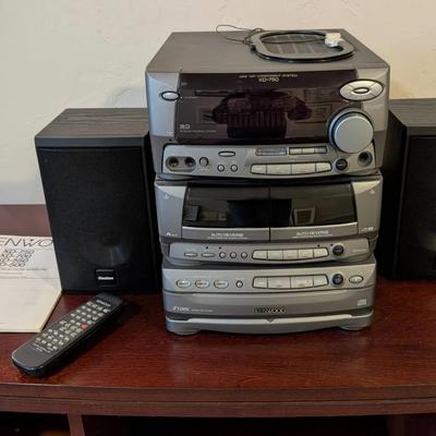 Kenwood Hi Fi System and Boston Speakers