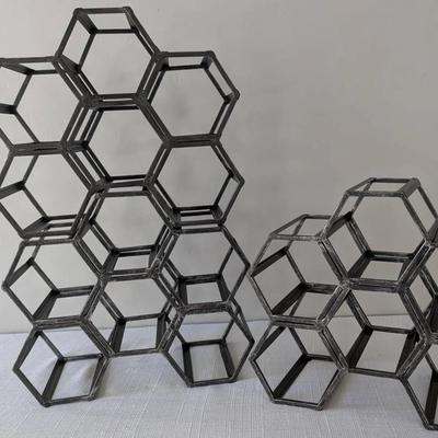 Metal Wine Rack Trio