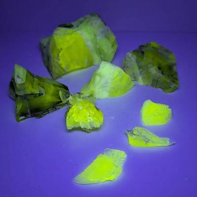 Fenton Uranium Custard Slag Glass Cullet #3