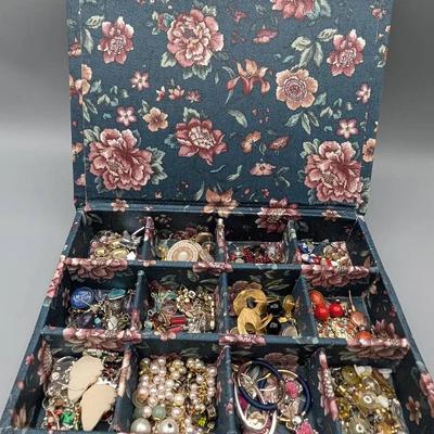 Pierced Earrings in Fabric Case