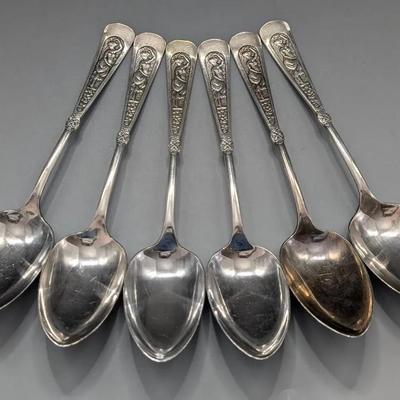 1800's Rogers Bros Arcadian Dancing Lady Spoons