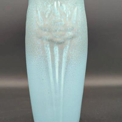 1920's Rookwood Matte Blue Iris Vase