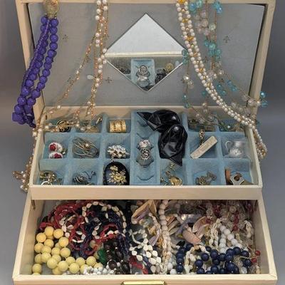 Jewelry Box and Contents 