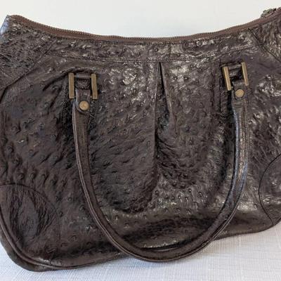 Veari Ostrich Handbag