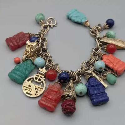 Napier Asian Style Charm Bracelet