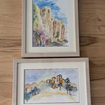 Watercolors by Jerry Steffen - Old World Architecture