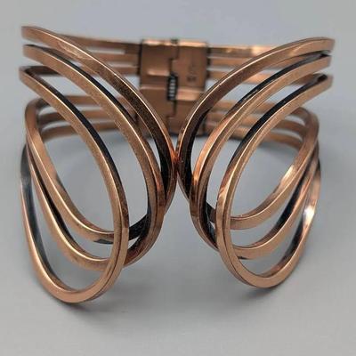 Renoir Rhythm Copper Cuff Bracelet