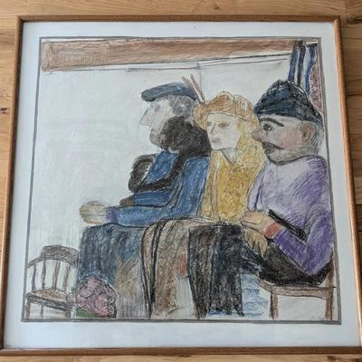 Original Mid Century Expressionist Art