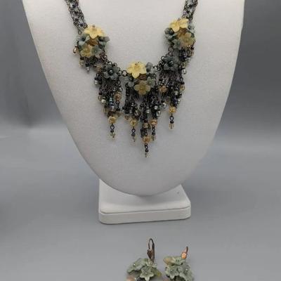 Colleen Toland Evening in Paris Hand Beaded Set