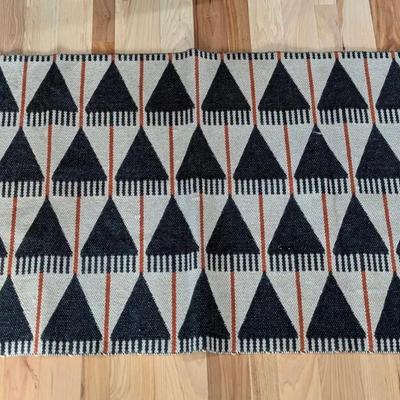 Flat Woven Geometric Rug