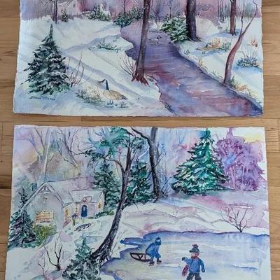 Sandra K. Pierre Watercolor Paintings