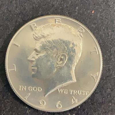 Kennedy Half Dollar Denver - 1964