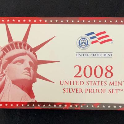  2008 - United States Mint Silver Proof Set  
