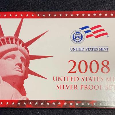  United States Mint Silver Proof Set - 2008