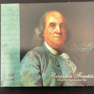1706 - 2006 Benjamin Franklin Coin and Chronicles Set 