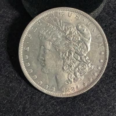 Morgan Silver Dollar –  1884 New Orleans  ￼