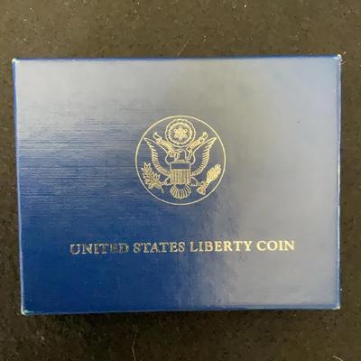1986 – United States Liberty Coin Half Dollar Proof 