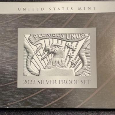 2022 – United States Mint Silver Proof Set 