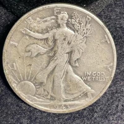 Walking Liberty Half Dollar - 1943 San Francisco 
