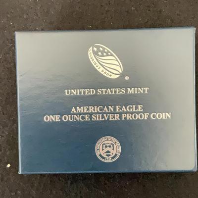2020 – American Eagle Silver 1 Ounce Proof Coin ￼