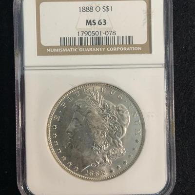 1888 O S$1 MS 63