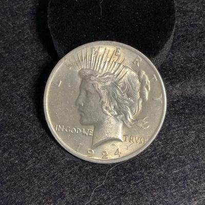 Peace Silver Dollar - 1924 Philadelphia 