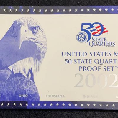 United States Mint 50 States Quarters Proof Set – 2002