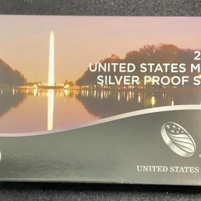2013 – United States Mint Silver Proof Set 